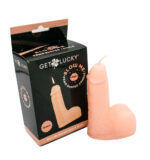 flavored massage oils Blow Me Penis Candle Peach by Viben