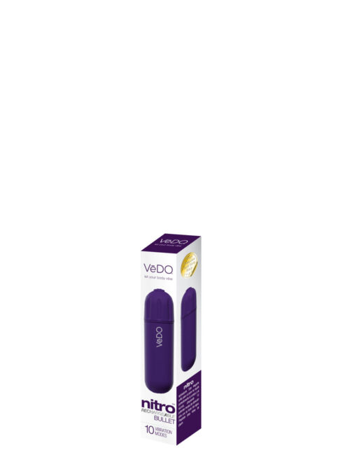 Rechargeable Bullet Vibrator Reviews Nitro Purple By Vedo
