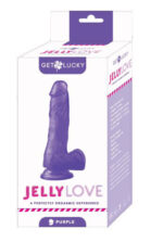 jelly dildo Love 9" Purple by Viben