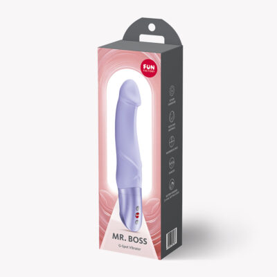 best g spot dildo Mr. Boss G-Spot Vibrator Purple by Fun Factory