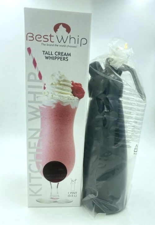 Sex With Whipped Cream Tall Whipper 1 Pint Black By J.s. Marketing