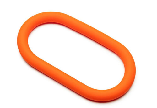Cock Ring With Straps Hefty Wrap 9In 229Mm Silicone Orange By Perfect Fit