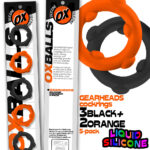 cock rings near me Gearheads 5 Pack Spinner Orange by Oxballs