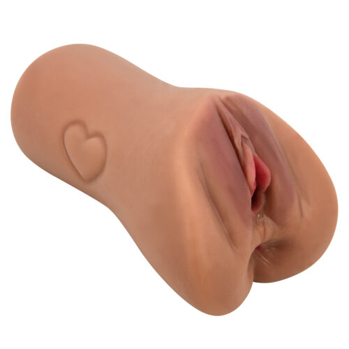 Male Masturbating With Elena Vagina Shaped Masturbator Brown By Pretty Love