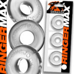 rubber cock ring Ringer Max 3-Pack Clear by Oxballs