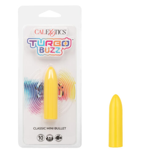 Micro Bullet Vibrator Turbo Buzz Classic Mini Yellow By Calexotics