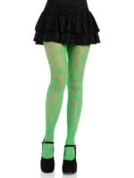 clover net tights Green by Leg Avenue