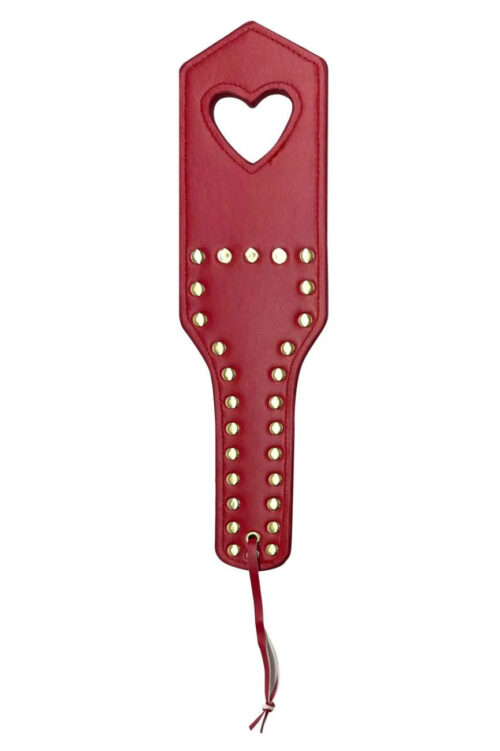 Studded Paddle Spanker Red By Mapale