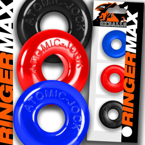 Rubber Cock Ring Ringer Max 3-Pack Multi By Oxballs