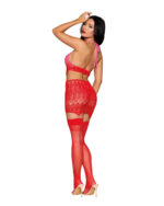 garter slip dmnd - one size - red by Dreamgirl