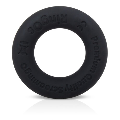 Cock Ring Leather Ringo Ritz Black By Screaming O
