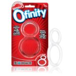 ofinity dual double silicone cock ring Clear by Screaming O