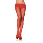 fishnet pantyhose Red by Leg Avenue