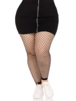 industrial net footless tights Black by Leg Avenue