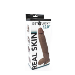 dual density dildo Real Skin 12 Layer Brown by Viben