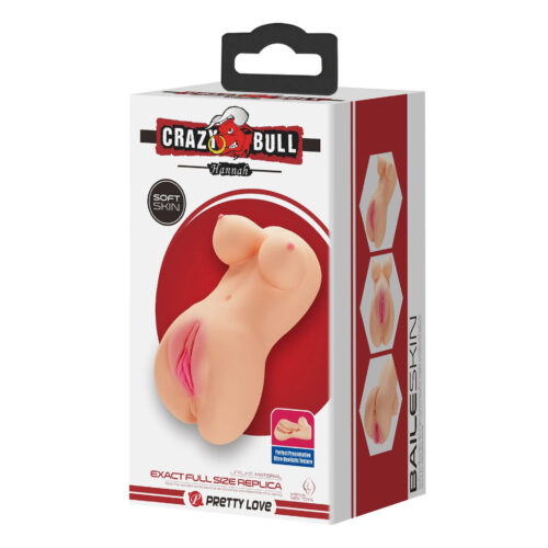 Male Masturbation Hannah The Realistic Vagina Masturbator Beige By Pretty Love