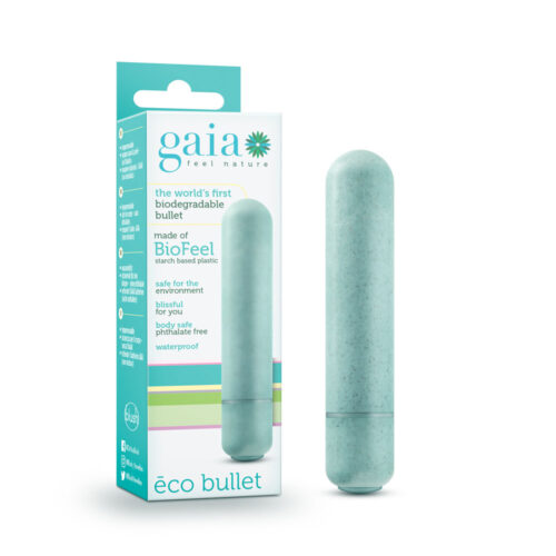Bullet Vibrator Gaia - Eco By Blush (Front View)