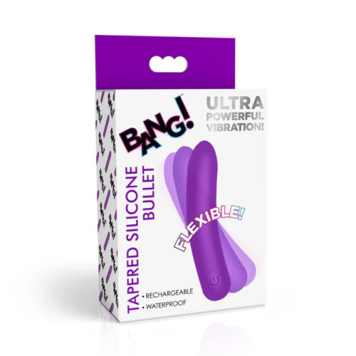 Best Wireless Bullet Vibrator Tapered Flexible Silicone Purple By Xr Brands