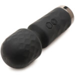 wand personal massager 10x Mini Silicone Black by XR Brands