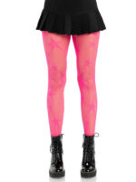 star net tights black Pink by Leg Avenue