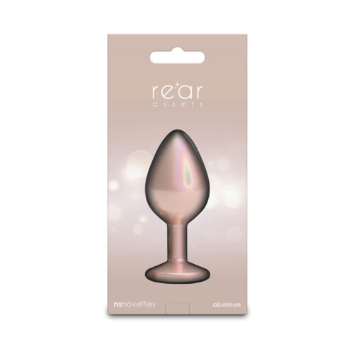 Iridescent Anal Plug Rear Assets Gold By Nsnovelties
