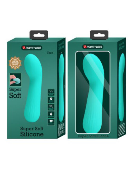 Chubby G Vibrator Faun Rechargeable Turquoise By Pretty Love