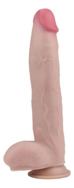 dual density dildo Real Skin 12 Layer Beige by Viben