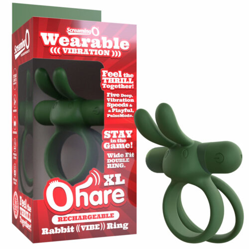 Wearable Vibrator Rechargeable Ohare Xl Green By Screaming O