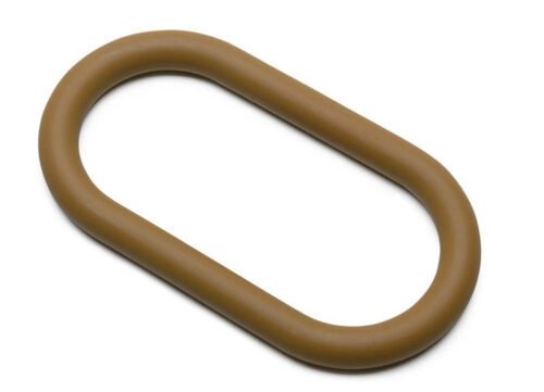 Cock Ring With Straps Hefty Wrap 9In 229Mm Silicone Gold By Perfect Fit