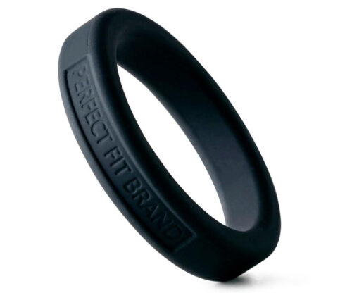 Cock Ring Sizing Hefty 1.75 44Mm Silicone Black By Perfect Fit