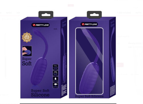 Egg Vibrator Kirk Rechargeable Vibrating Purple By Pretty Love