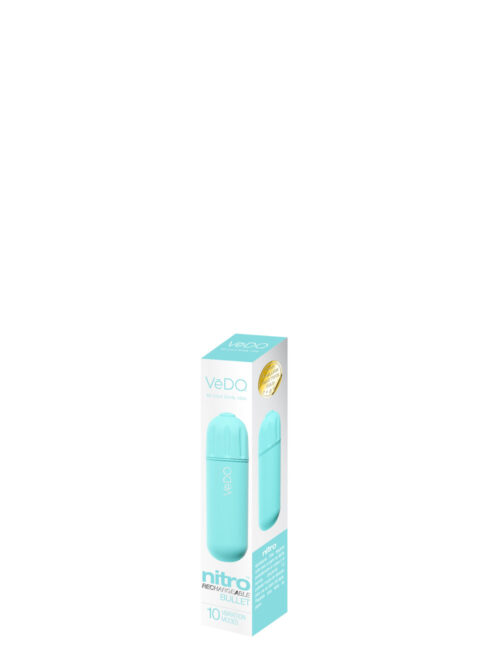 Rechargeable Bullet Vibrator Reviews Nitro Turquoise By Vedo