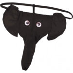 male thongs Elephant Thong Black by Hott Products