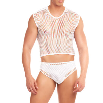 male masturbation technigues Net Flex 3pc Set - Large/xl White by Pink Lipstick